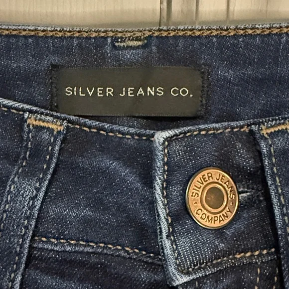 Silver Jeans Women's Dark Indigo Boot Cut Jeans size 25x31 - Picture 2 of 7